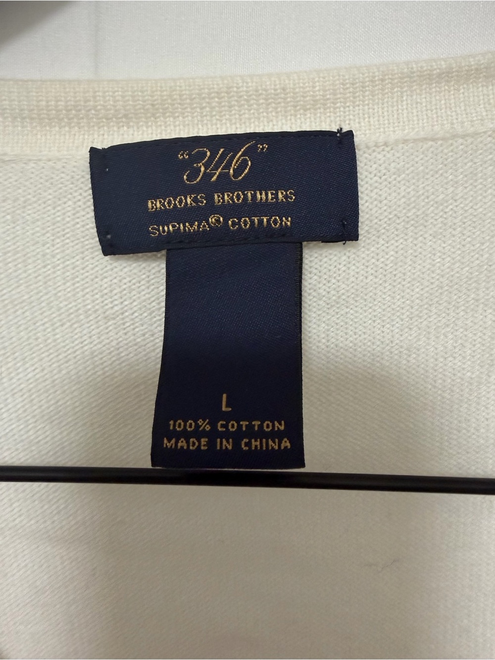 Brooks Brothers Women's Cream V-Neck Button-Up Cardigan - Picture 2 of 5